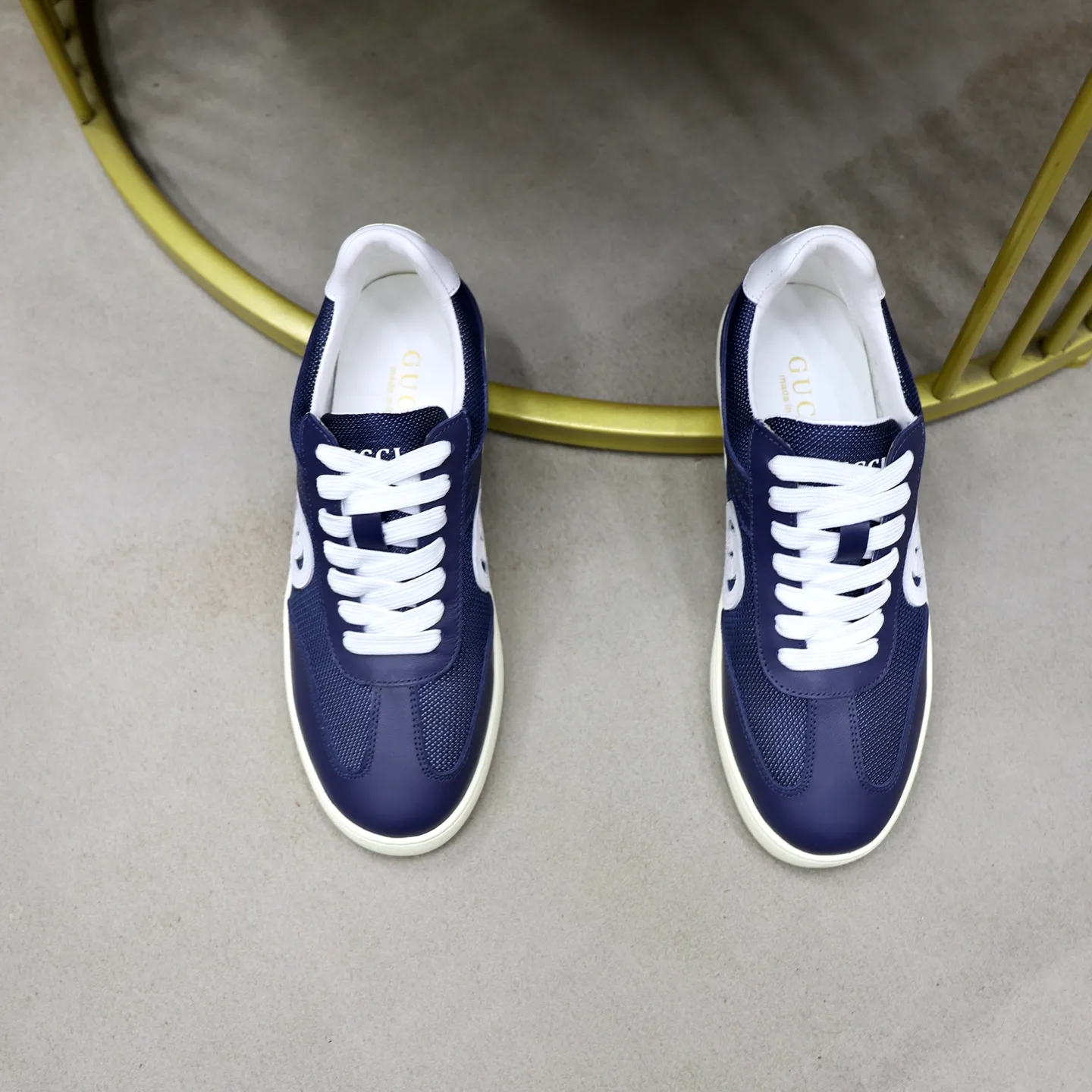 Men's shoes: 400💰🙅‍♂️🙅‍♂️🙅‍♂️ Brand: GUCCI Standard code: 38-44 (45 customized) Grade: Same as the official website Material: Original leather splicing Comfortable and breathable lining Original wear-resistant outsole Style category: Men's fashionable casual shoes Running sneakers Noble luxury brand elements Top luxury Color: actual picture color